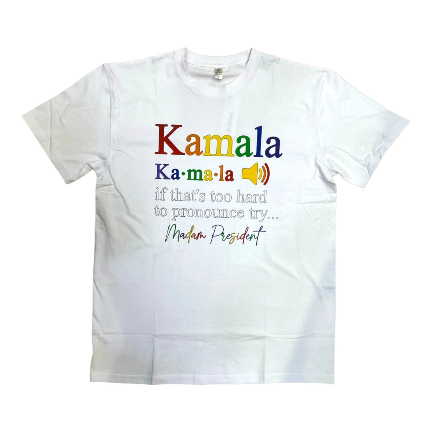 JC090524 - Kamala Harris 2024 If That’s Too Hard To Pronounce Try Madam Regular-Fit Graphic T-Shirt
