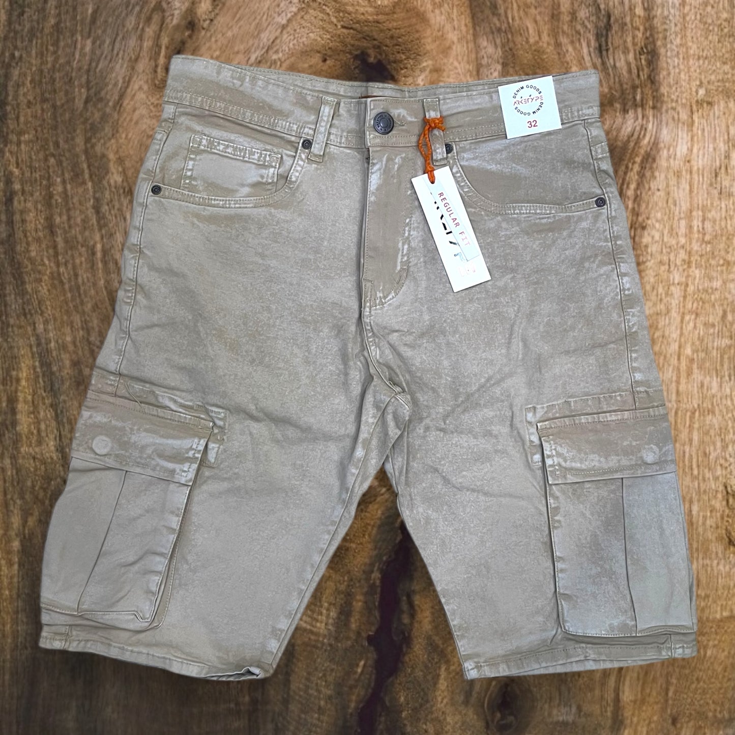 S519 - Twill Cargo Stretch Shorts