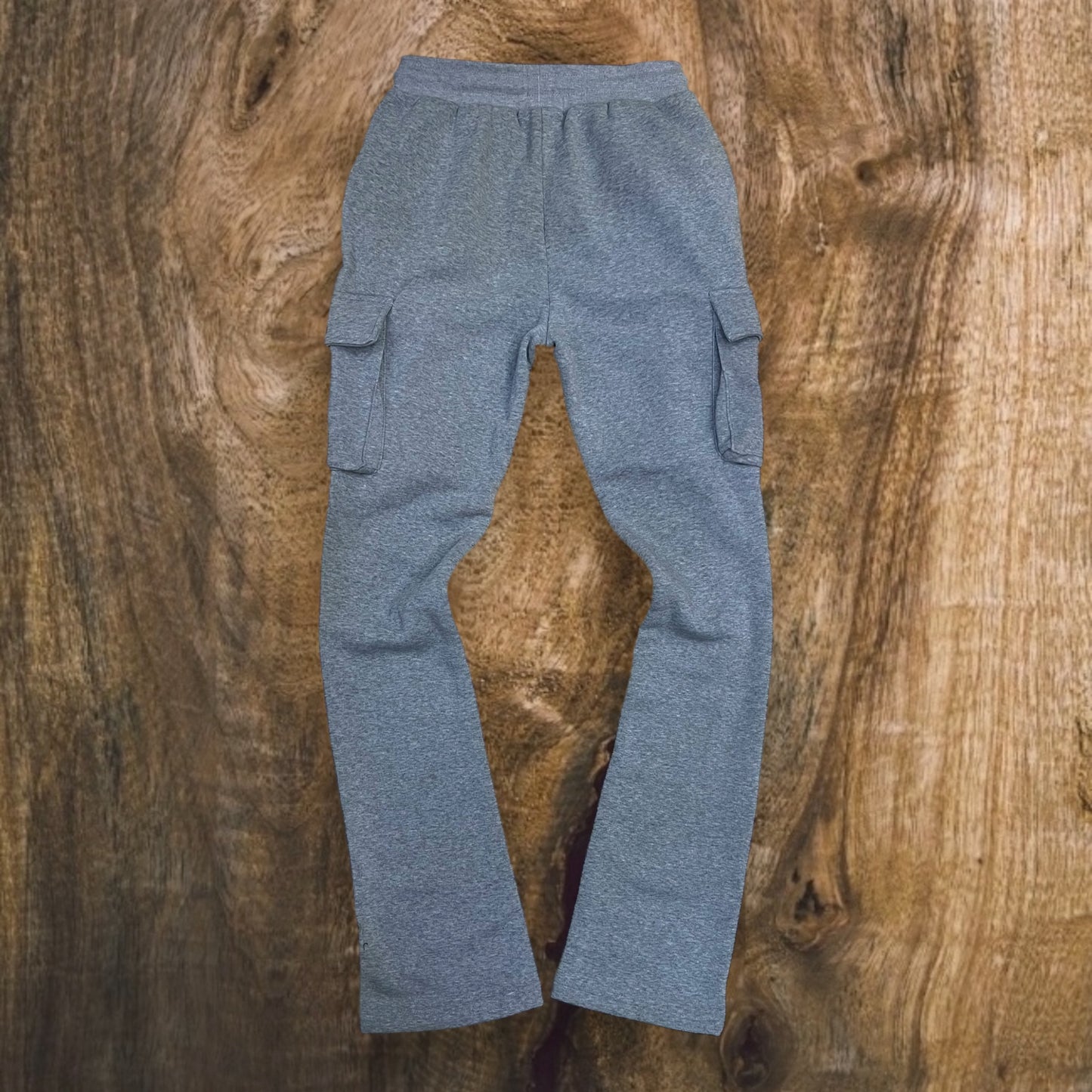 FB3423 - Cozy Cargo Pocket Fleece Stacked Pants