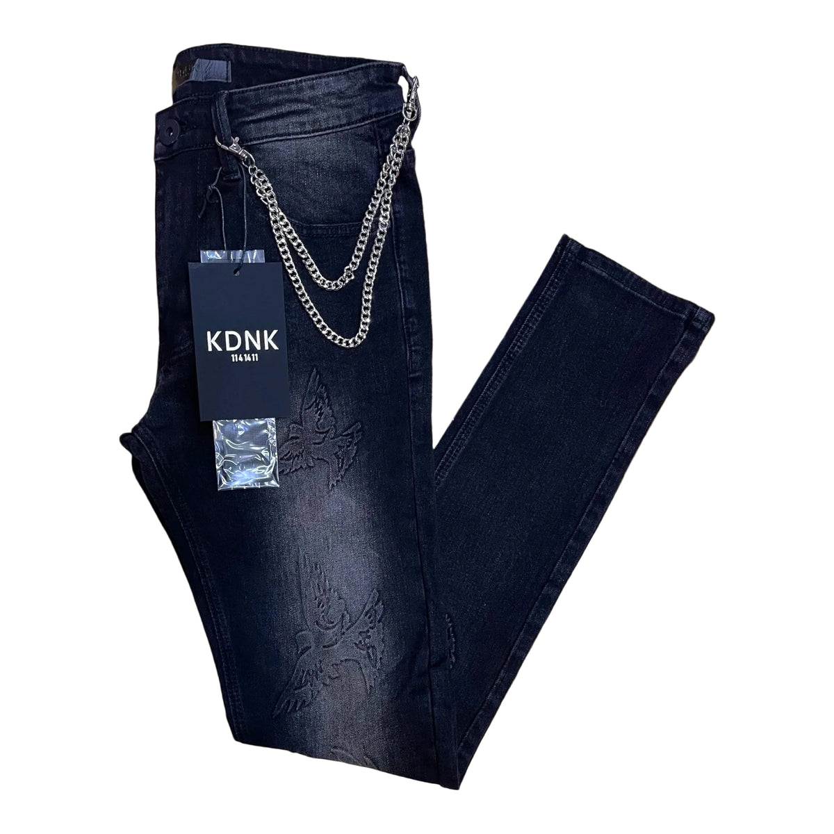 KND4845 - 3D Printing Skinny Fit Stretch Jeans