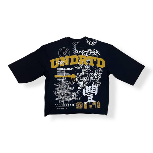 HF5501 - INFNT POSSIBILITY 3/4 Sleeve Cropped Top Graphic T-Shirt