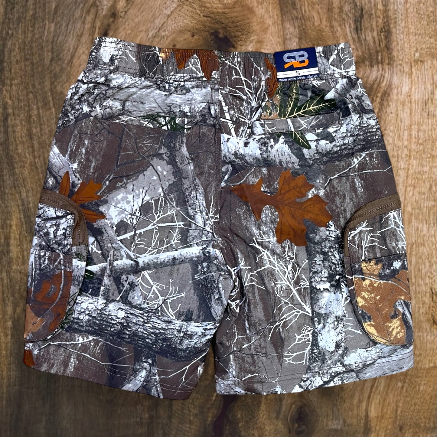 92304 - Men's Nylon Tree Camo Cargo Shorts