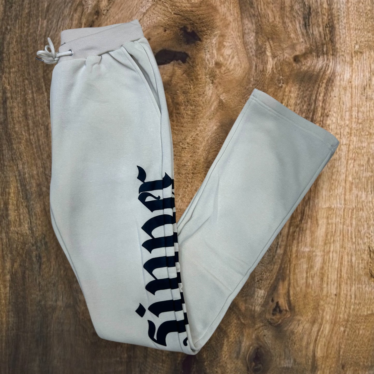 SB3401 - Saint Sinner Puff Print Fleece Stacked Pants
