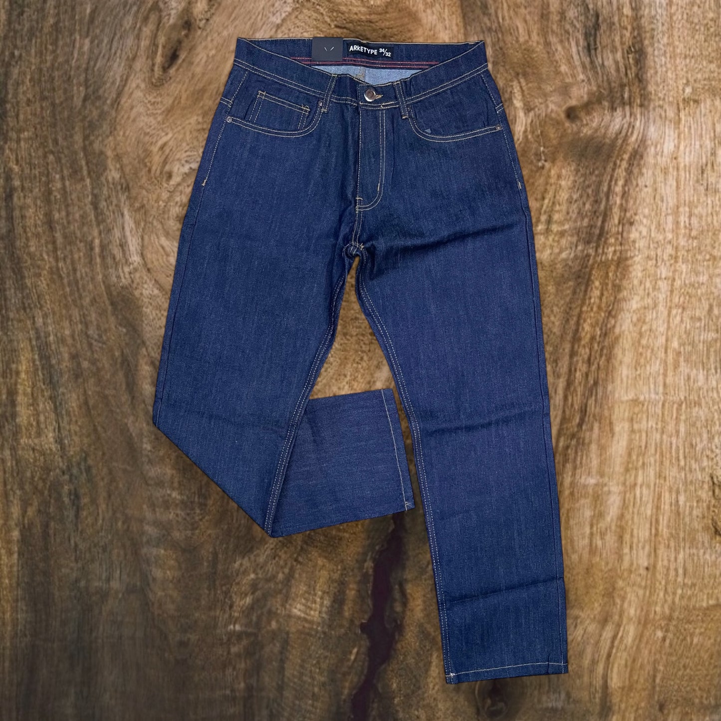 PC01 - Basic Whisker Relaxed-Fit Jeans