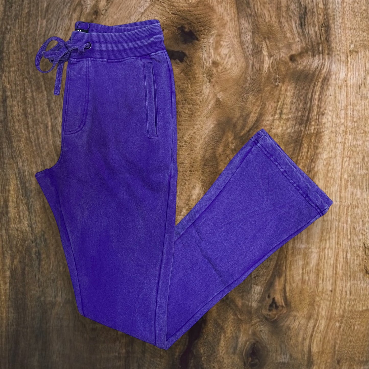 341-401 - Acid Washed Fleece Stacked (Purple)