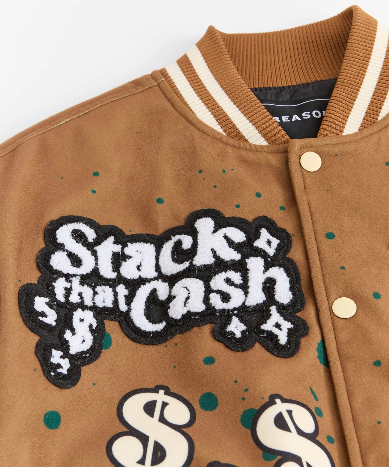 RER5-002 - Stack that Cash Varsity Jacket