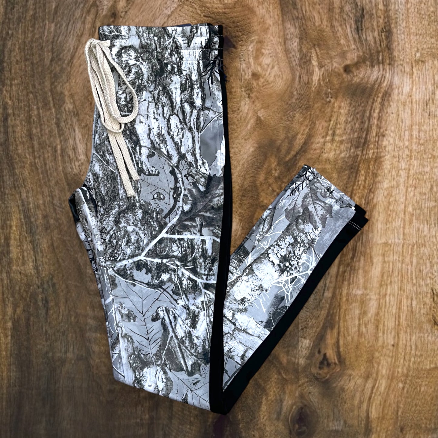 6600 - Skinny Fit Tricot Camo Track Pants