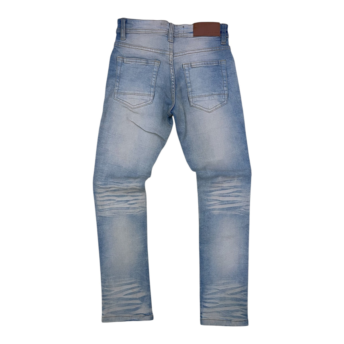 P555K - Boy's/Kids Dakota Rip & Repair Slim-Fit Stretch Jeans