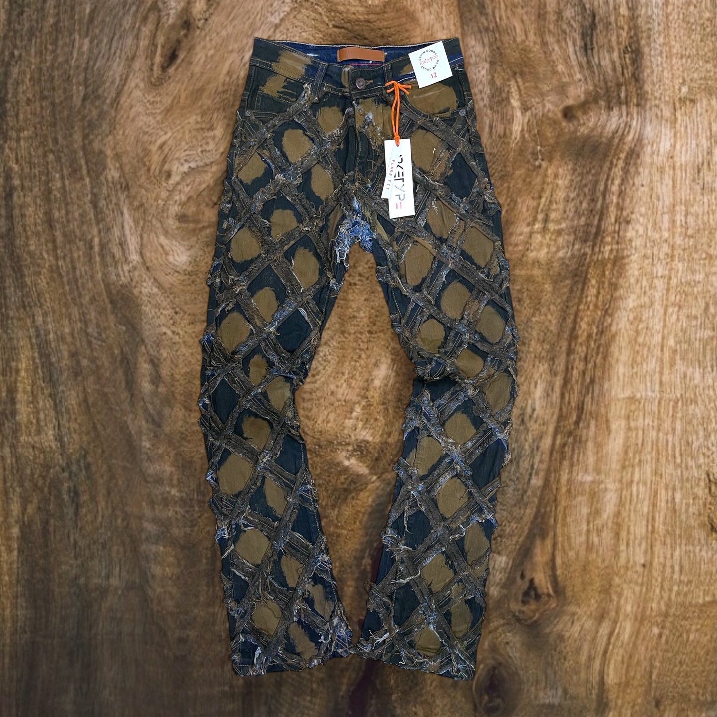 P525K - Boy's/Kids Cross Roads Stacked Flare Jeans