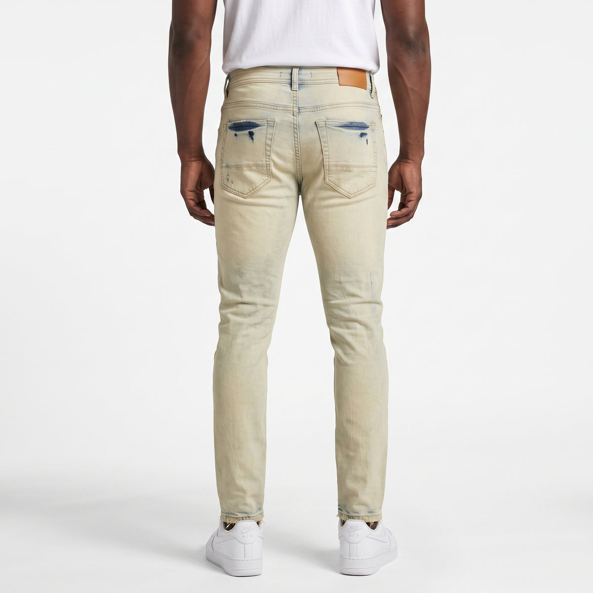 WH-P567K - Boys/Kids Jersey Ripped Skinny-Fit Stretch Jeans