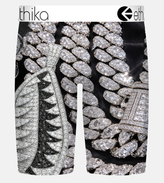 MLUS6J01 - BMR Iced Out Ethika Men's Staple Boxer Brief