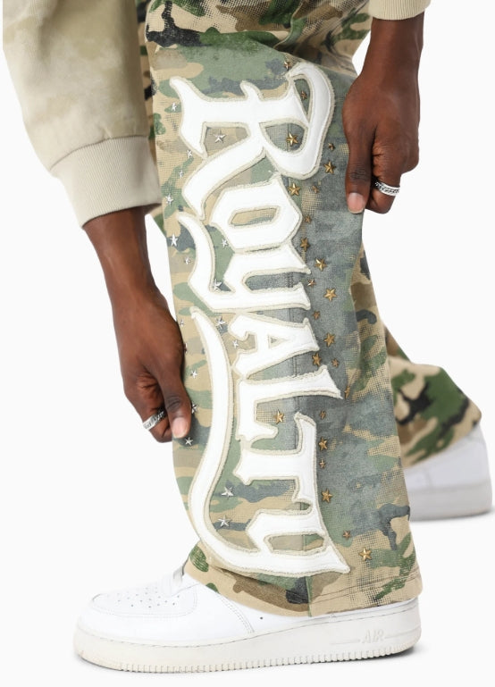 FP26F532 - Royalty Colorblock Fleece Straight-Fit Pants