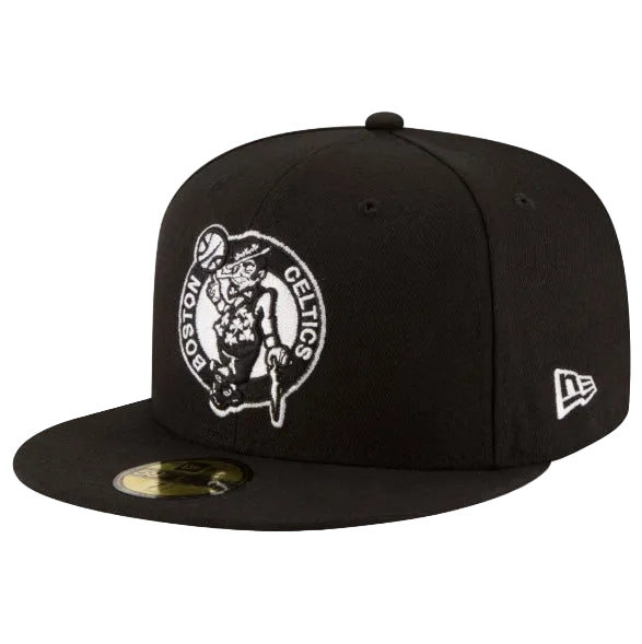 70344018 - Boston Celtics Black and White 59FIFTY Fitted