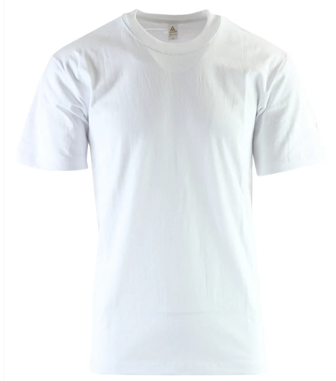 AT35 - Short Sleeve Plain Solid Regular-Fit T-Shirt