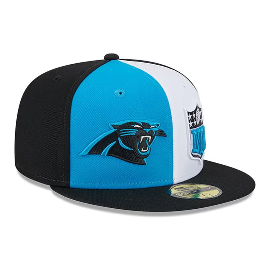 60406819- Carolina Panthers Black, White & Blue 59FIFTY Fitted