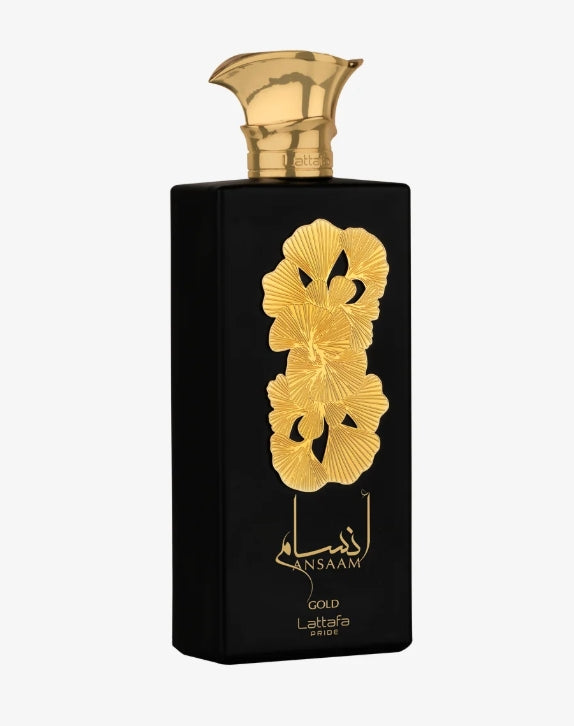 Lattafa Ansaam Gold Unisex Eau de Parfum Spray, 3.4 Oz 100ml