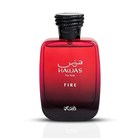 RASASI Hawas Fire Eau De Parfum Spray 100ML(3.4 Oz) EDP (Men)