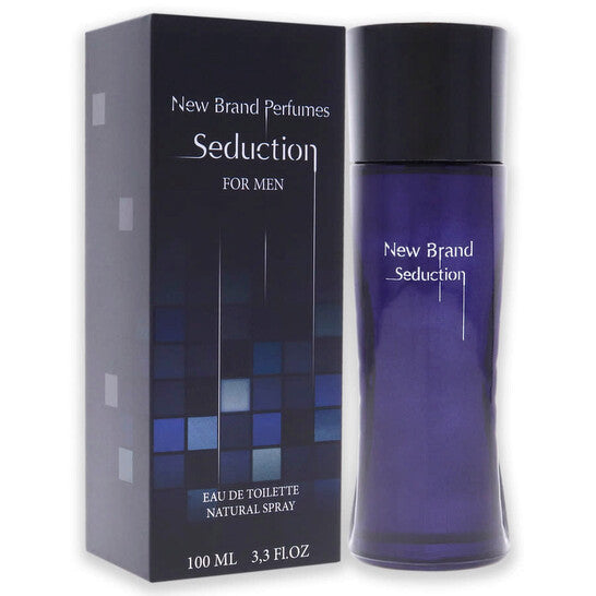 New Brand Perfumes Seduction EDT Spray Men 3.3 oz