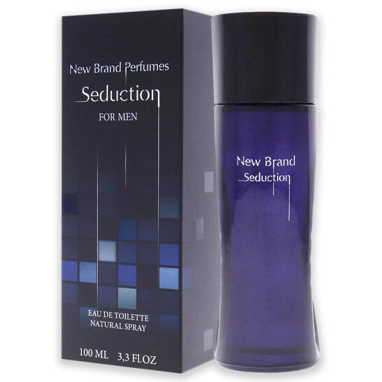 New Brand Perfumes Seduction EDT Spray Men 3.3 oz