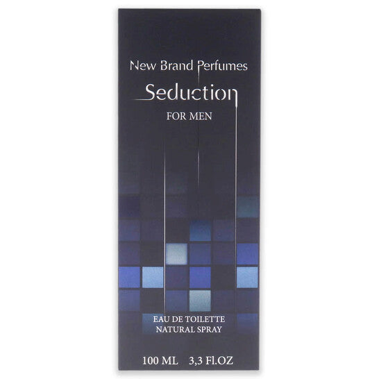 New Brand Perfumes Seduction EDT Spray Men 3.3 oz