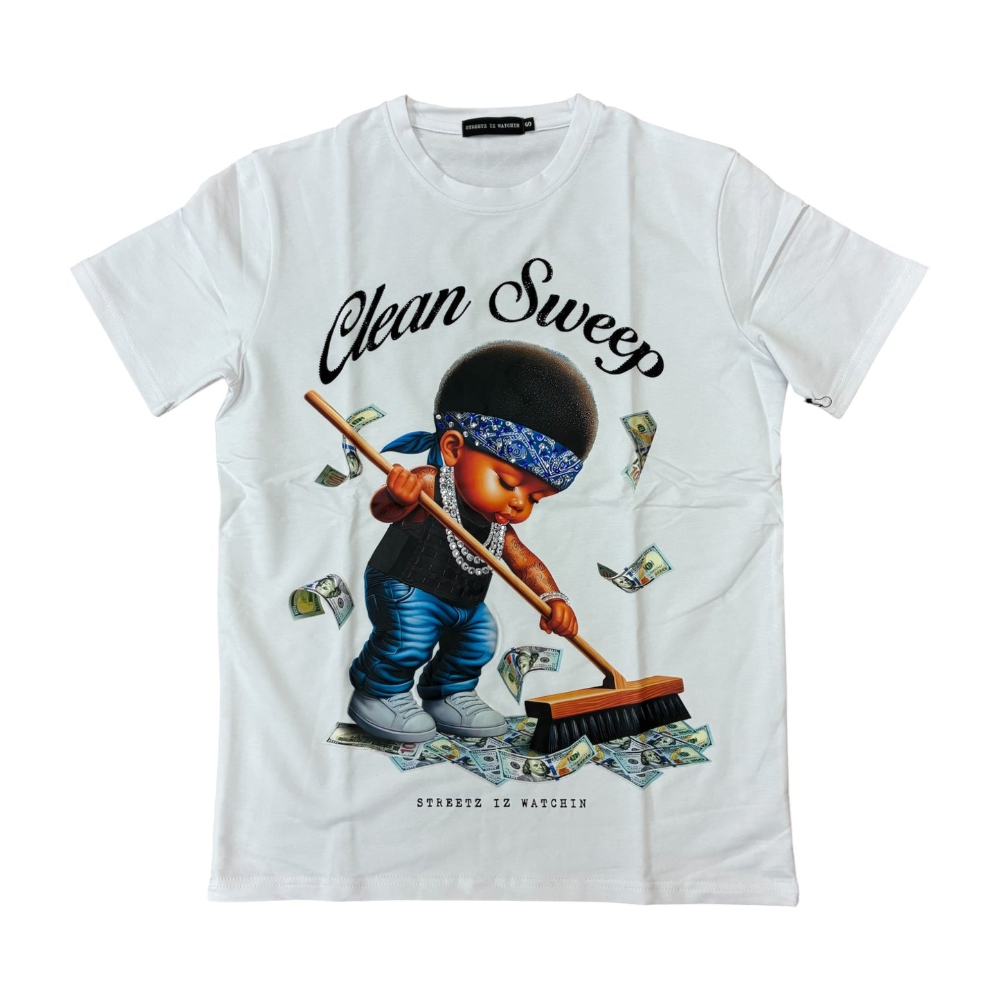 WH-SIW5248 - Clean Sweep Premium Graphic T-Shirt