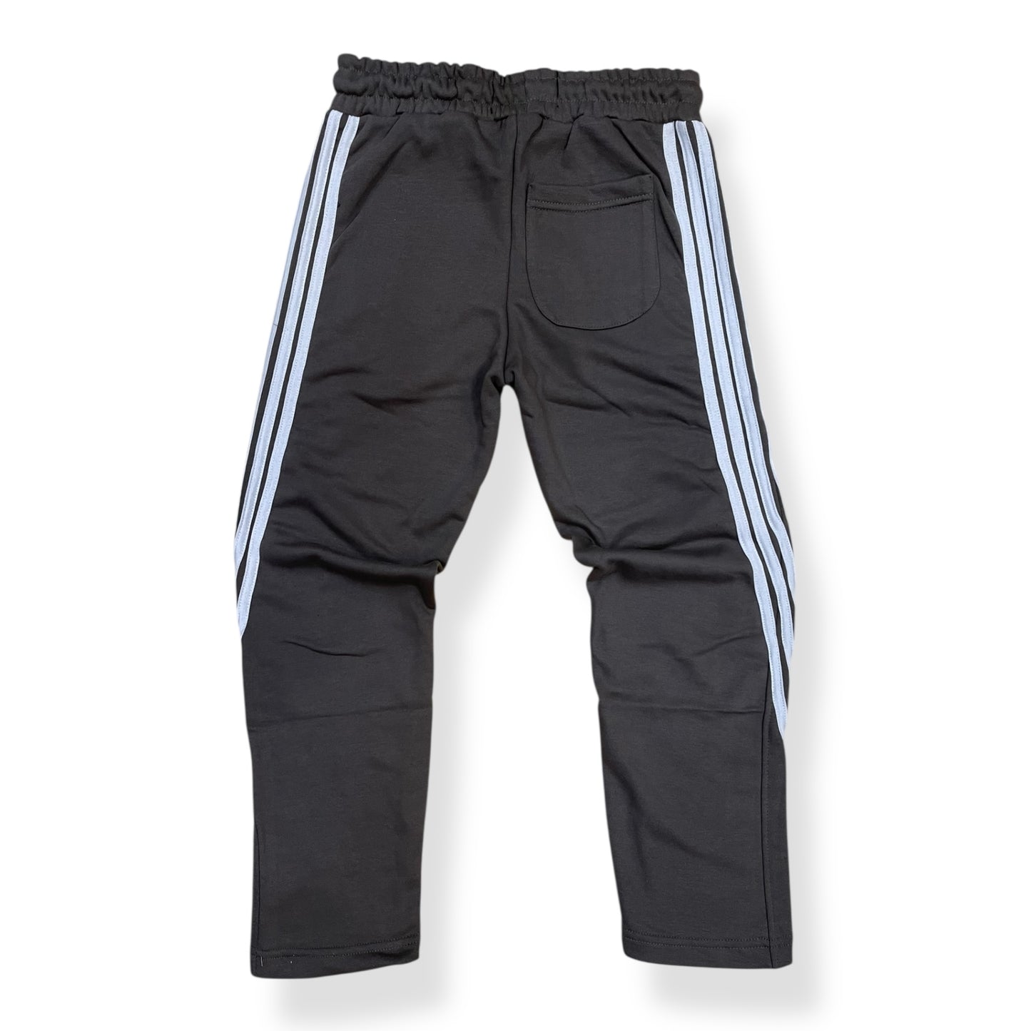 P558K - Boy's/Kids Racer Stripes French Terry Straight-Fit Pants