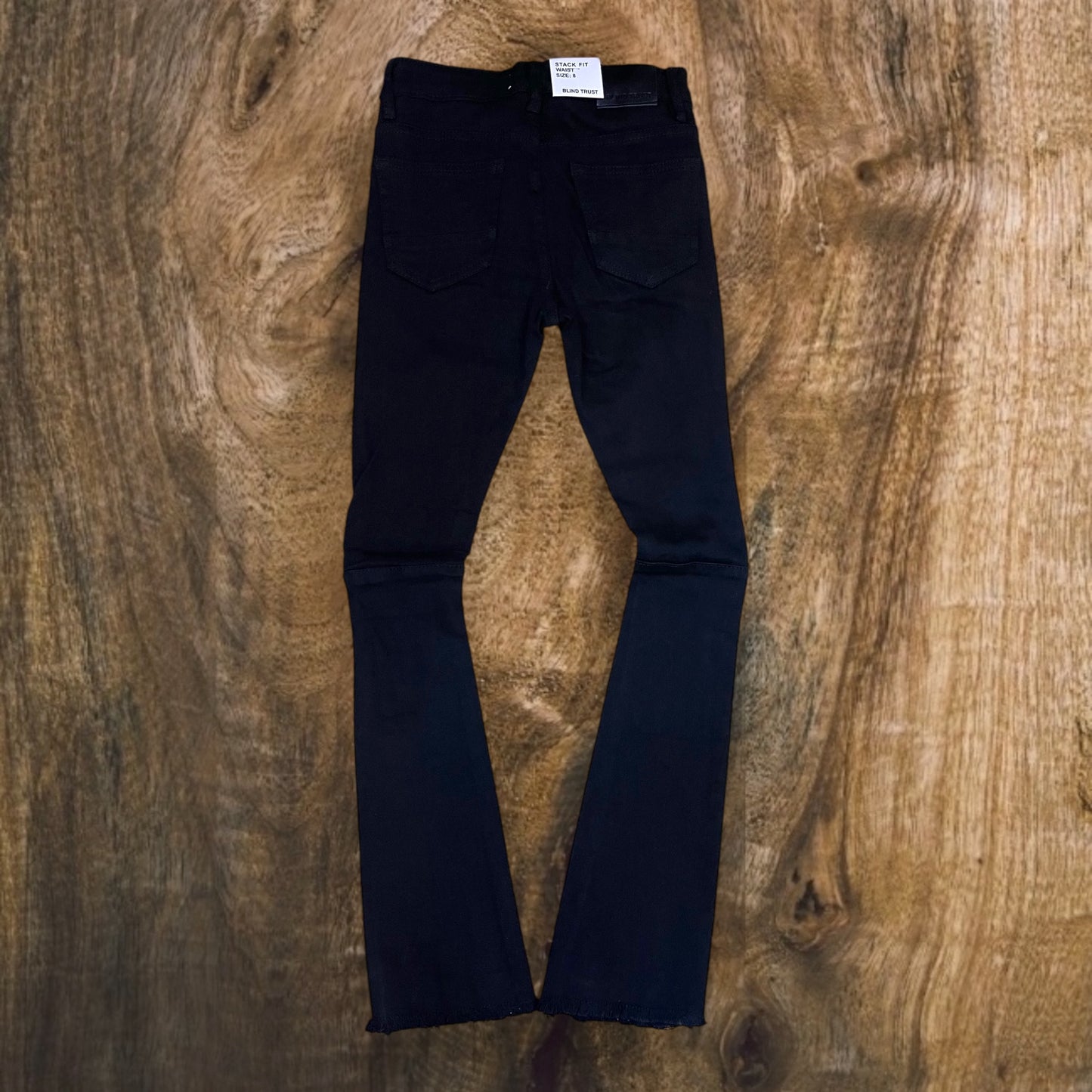 BTP24260K - Boy's/Kid's Rip & Repair Stacked Flare Jeans