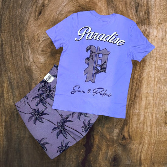 151-135 - Paradise Tapestry Shorts SET