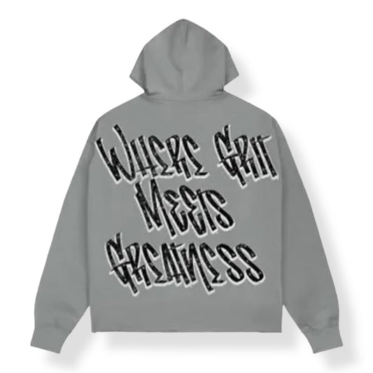 RK5481785 - NO LIMIT Cropped Fleece Hoodie