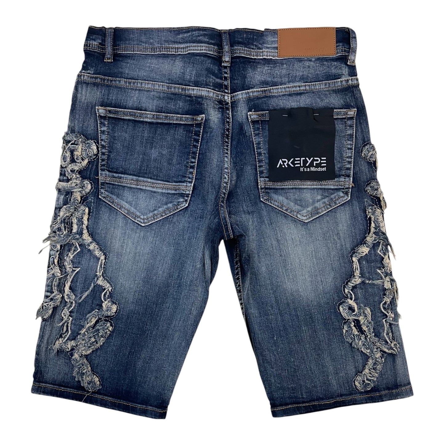 S615 - Raw Art Slim-Fit Stretchable Shorts