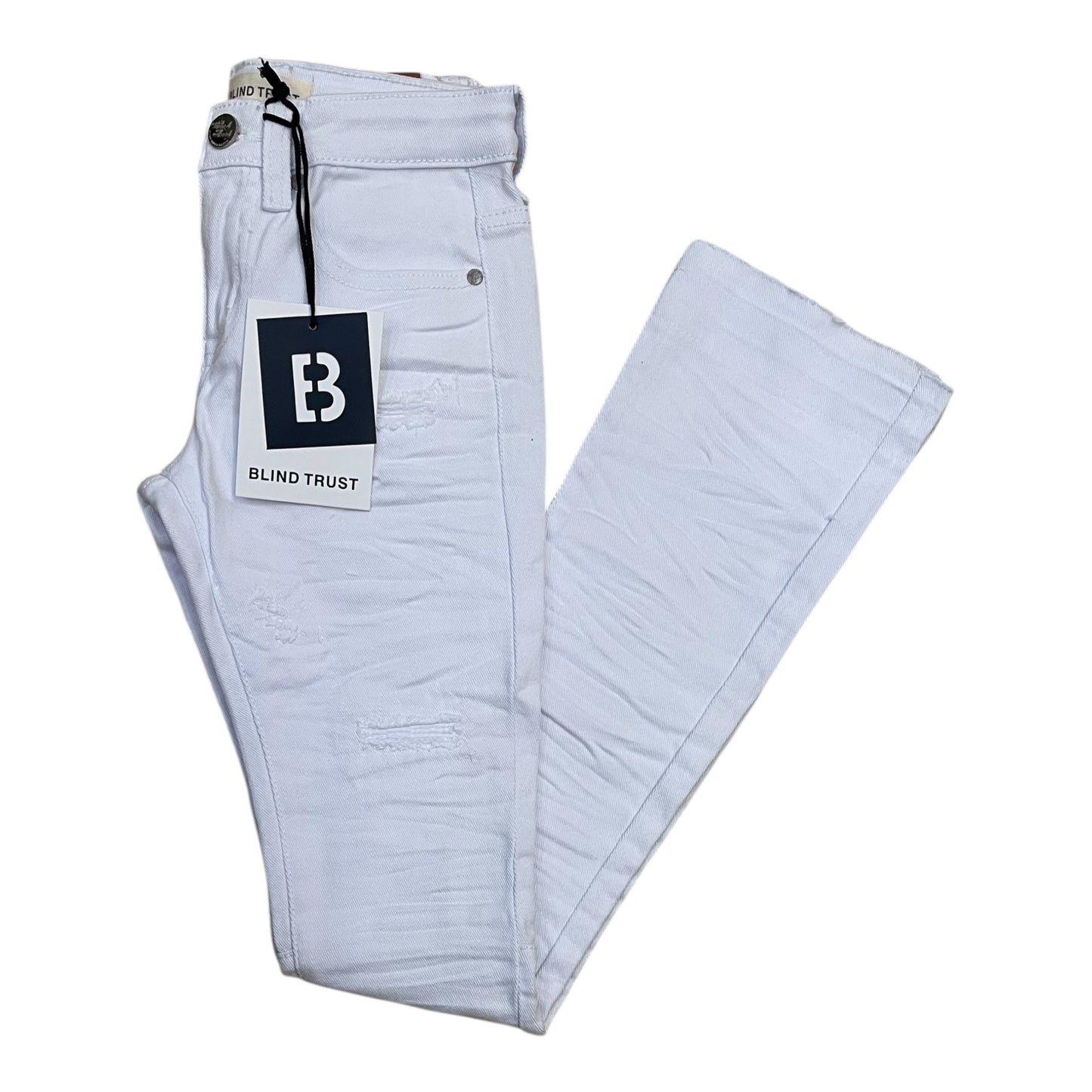 BTP25271K - Boy's/Kid's Rip & Repair Stacked Flare Jeans