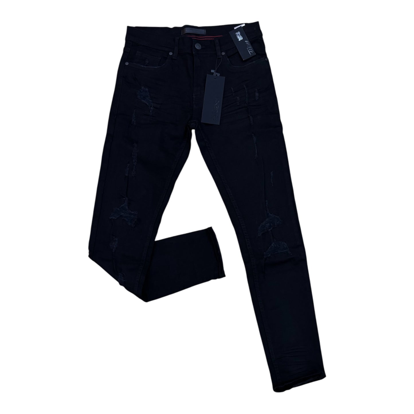 WH-P556 - True Rip & Repair Slim-Fit Stretch Jeans