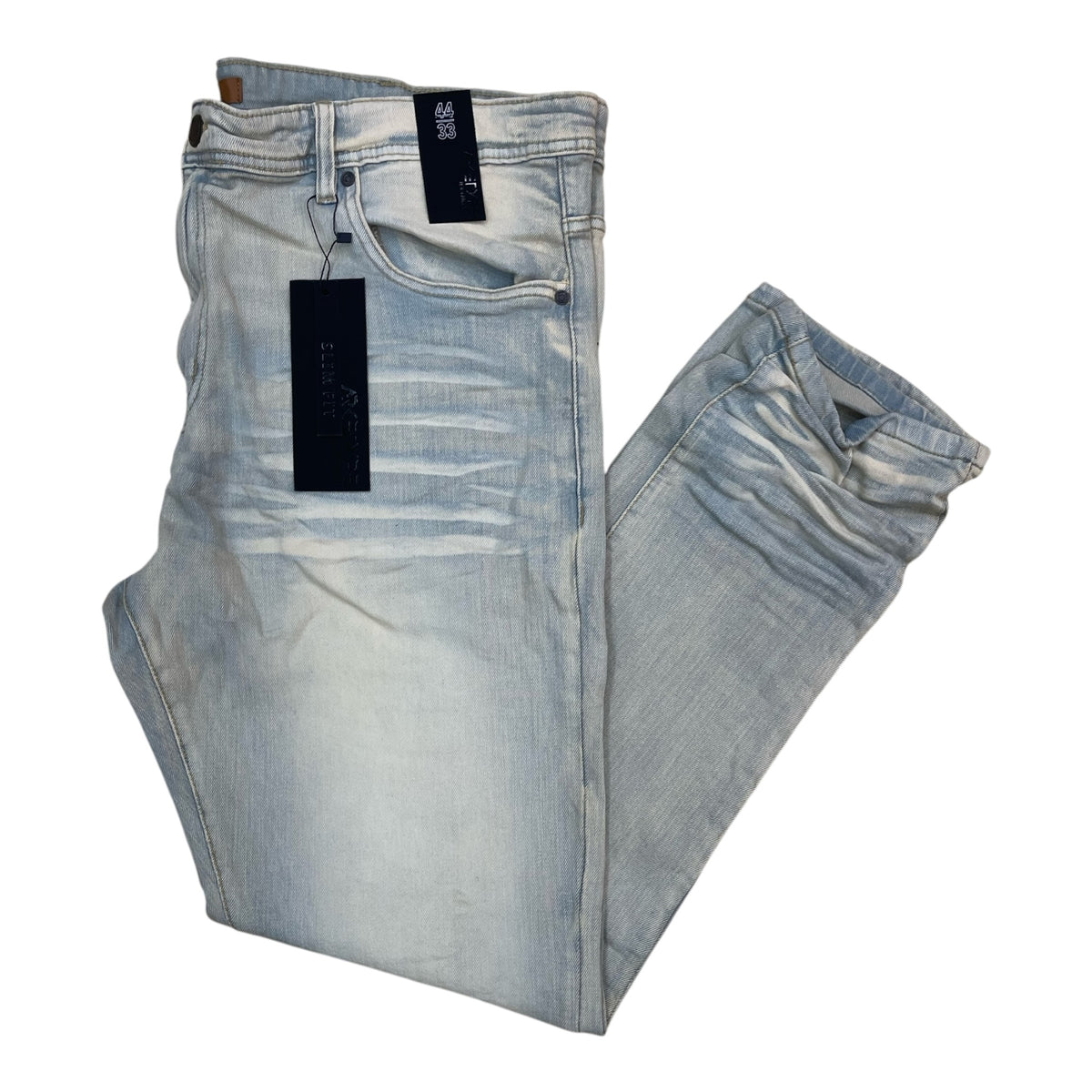 PC05X - Big Men's Core Washed Clean Look Slim-Fit Stretch Jeans