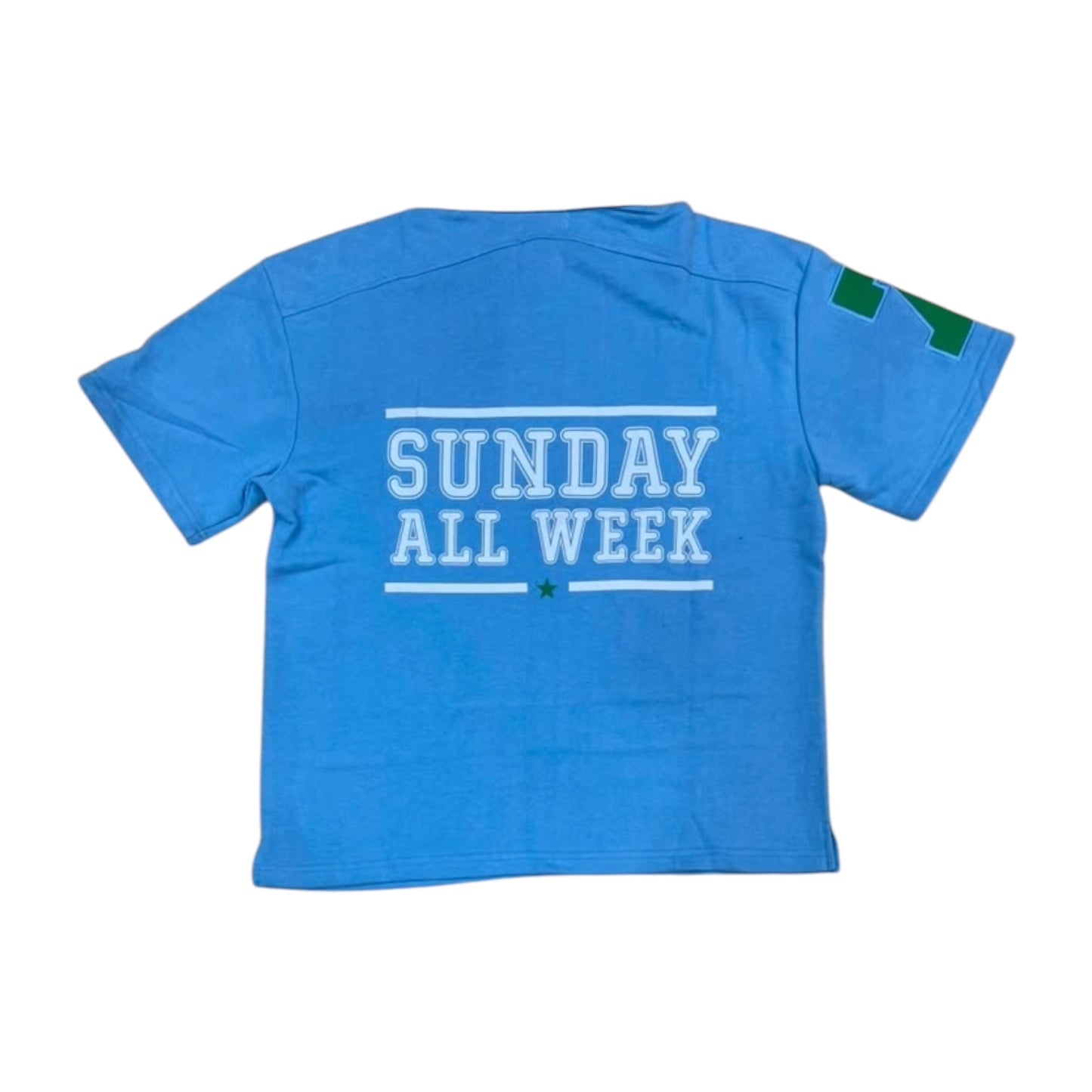 KT609 - Sunday All Week Boxy Graphic Polo Shirt