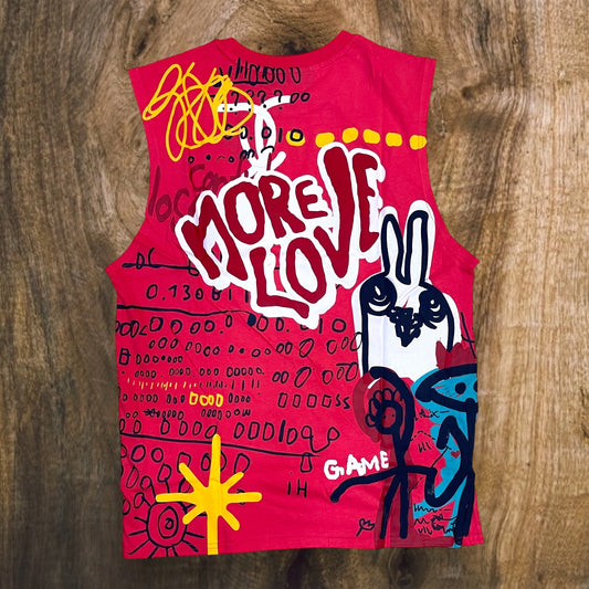 151-127 - More Love Sleeveless Graphic T-Shirt