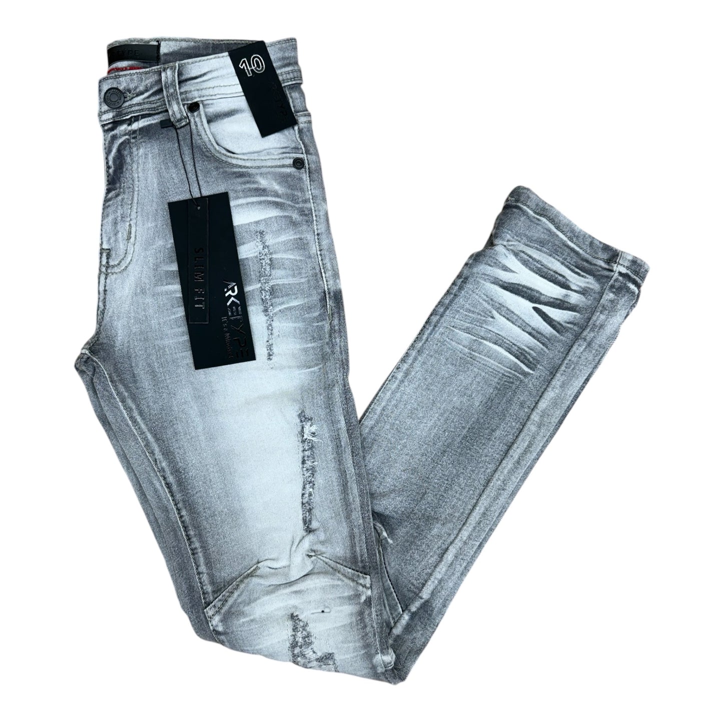 WH-P512K - Boy's/Kids Double Whisker Slim-Fit Stretch Jeans