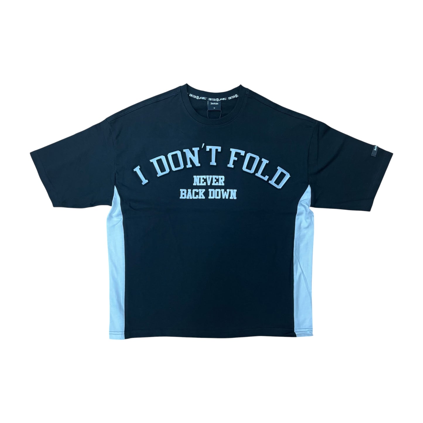WH-SW6187 - Don't Fold Boxy Graphic T-Shirt