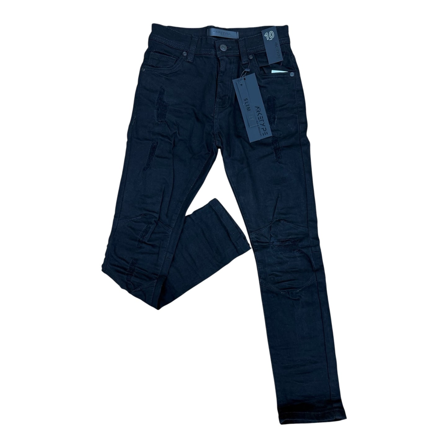 WH-P512K - Boy's/Kids Double Whisker Slim-Fit Stretch Jeans
