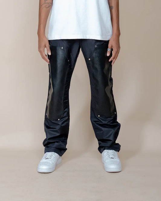 EP11713 - Eptm Nylon Arlo Carpenter Pants (BLACK)