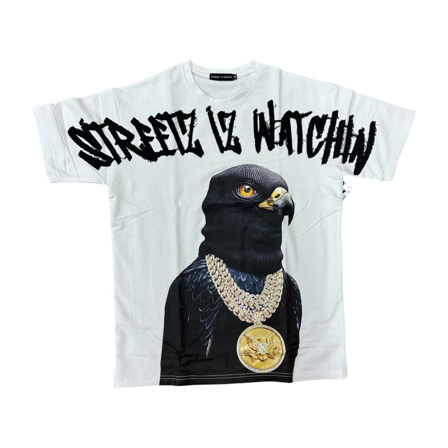 WH-SIW5273 - Eagle Oversized Premium Graphic T-Shirt