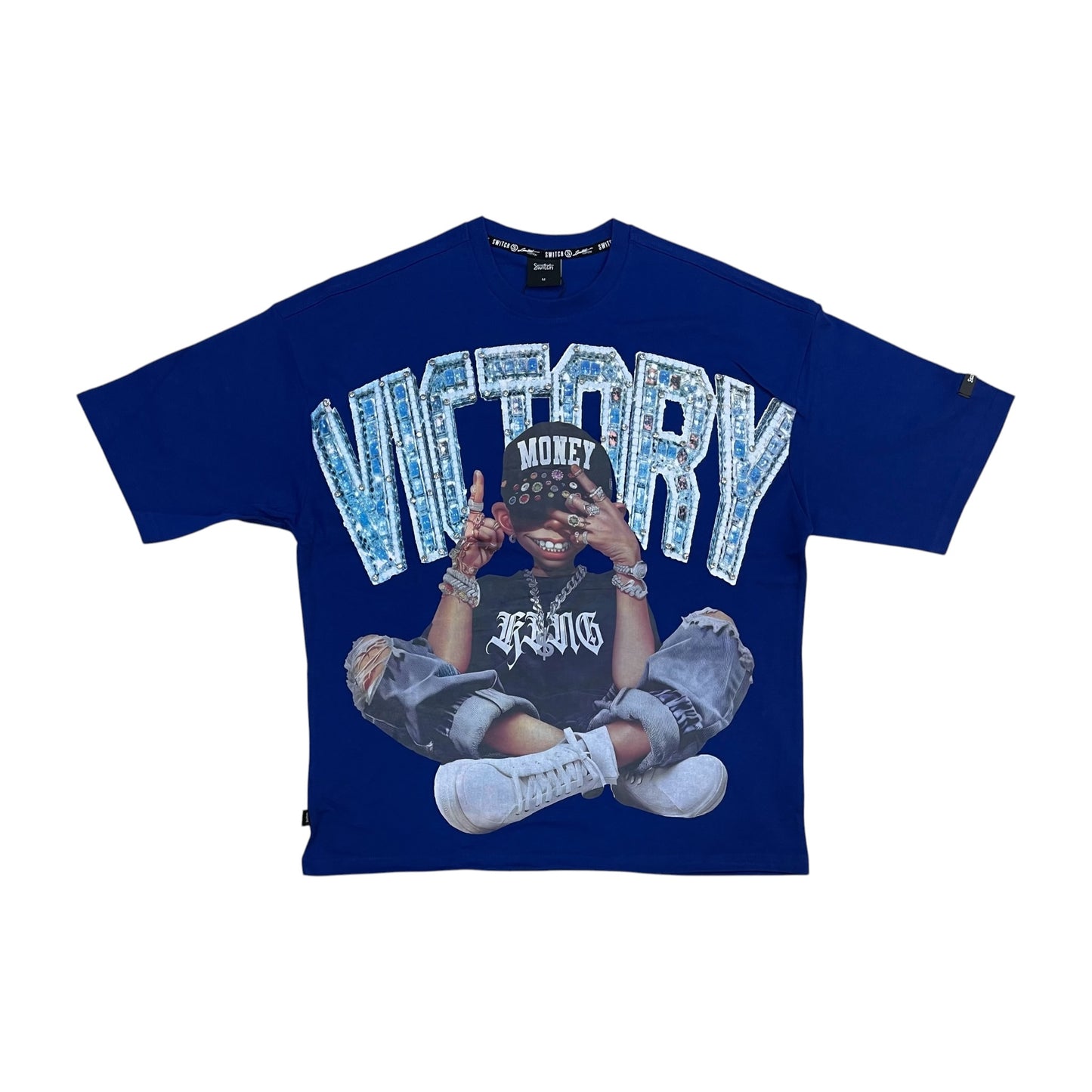 WH-SM6113 - Victory with Studs Graphic T-Shirt