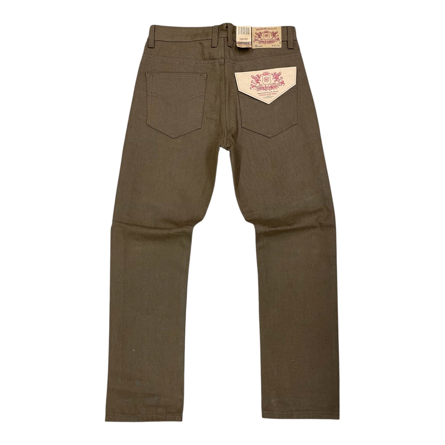 DP780 - Basic color Denim Relaxed-Fit Pants