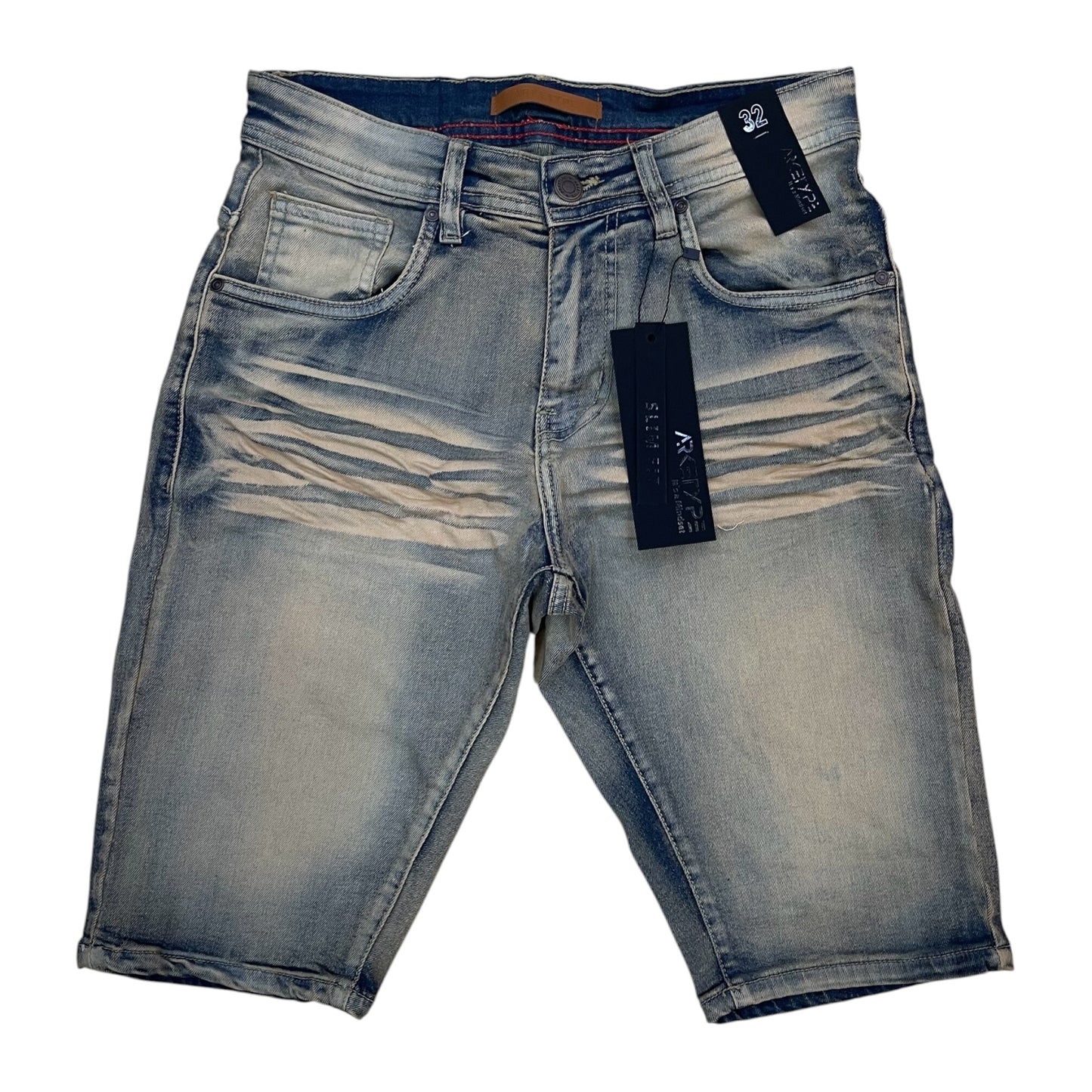 WH-SC03 - Core Whisker Denim Slim-Fit Stretch Shorts