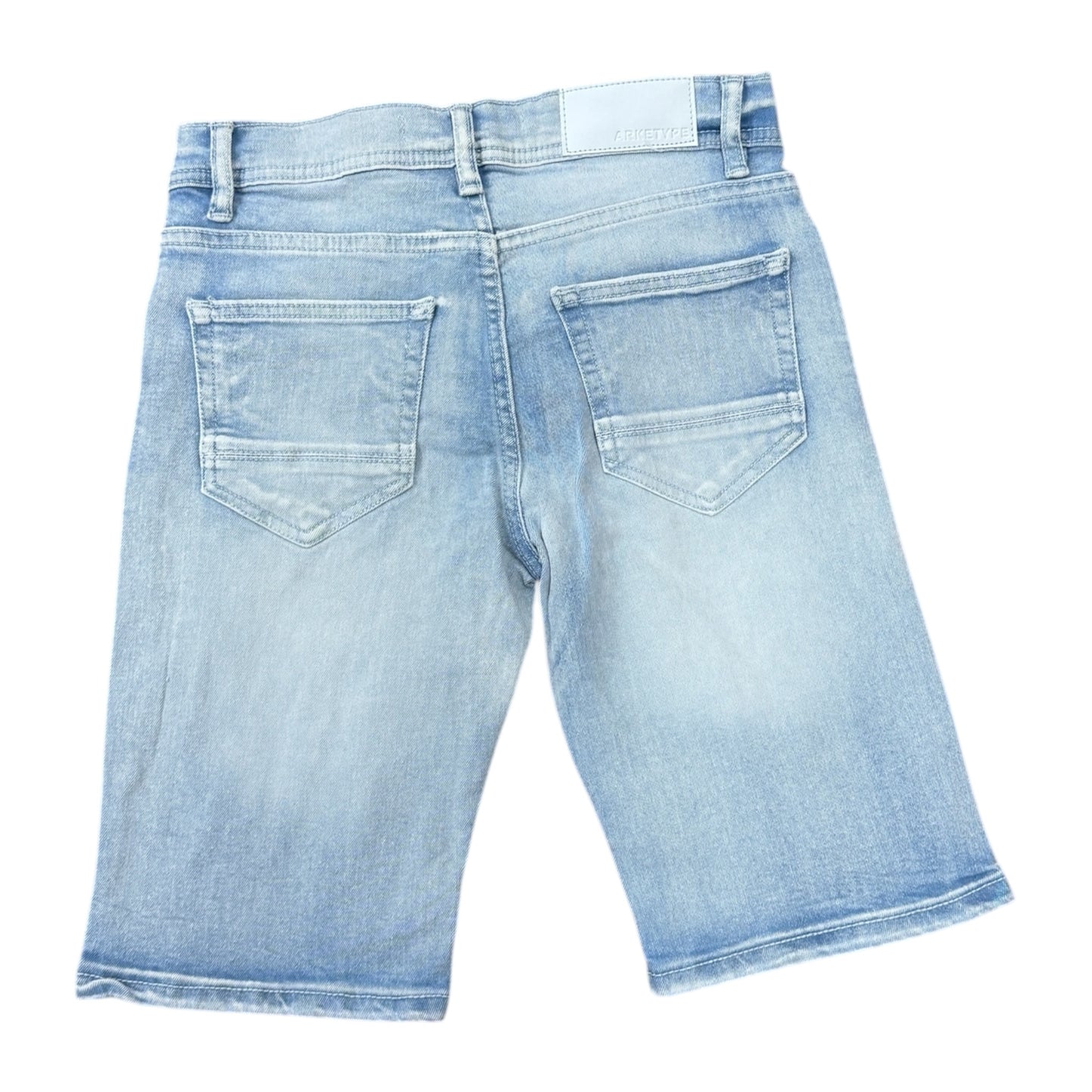SC01K - Boy's/Kids Core Ripped Urban Slim-Fit Stretch Shorts