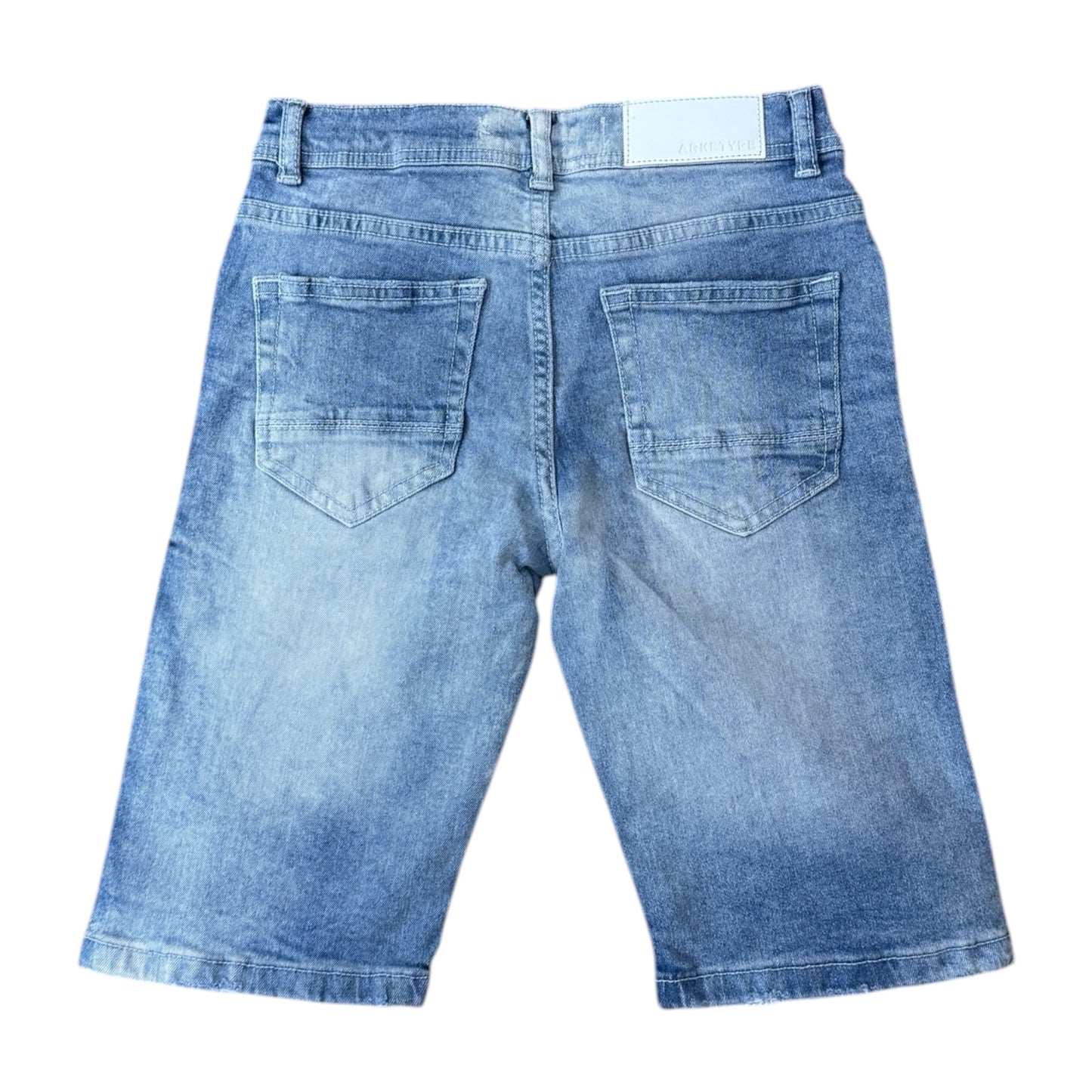 SC01K - Boy's/Kids Core Ripped Urban Slim-Fit Stretch Shorts