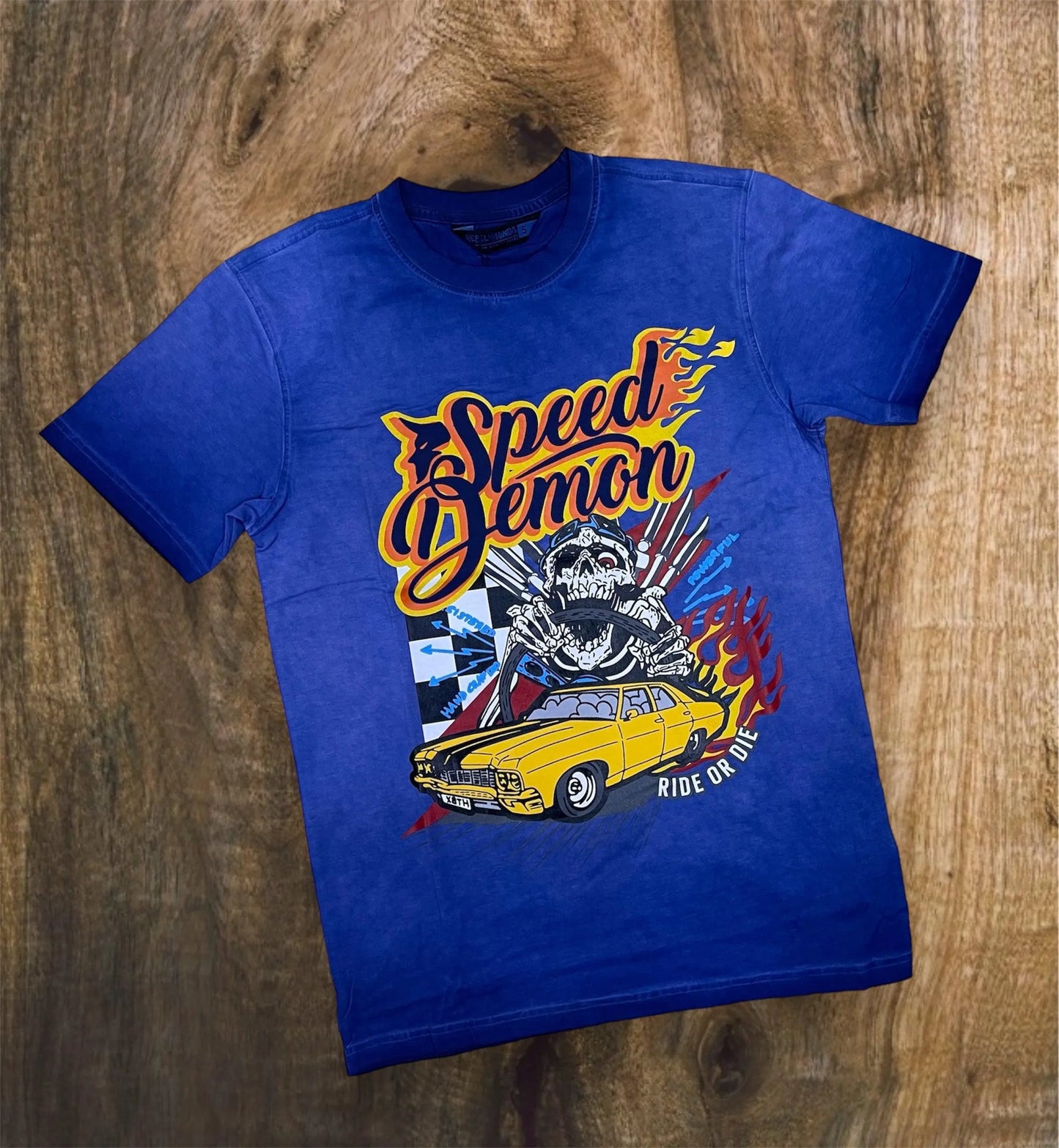 141-146 - SPEED DEMON GRAPHIC T-Shirt - Just Casual