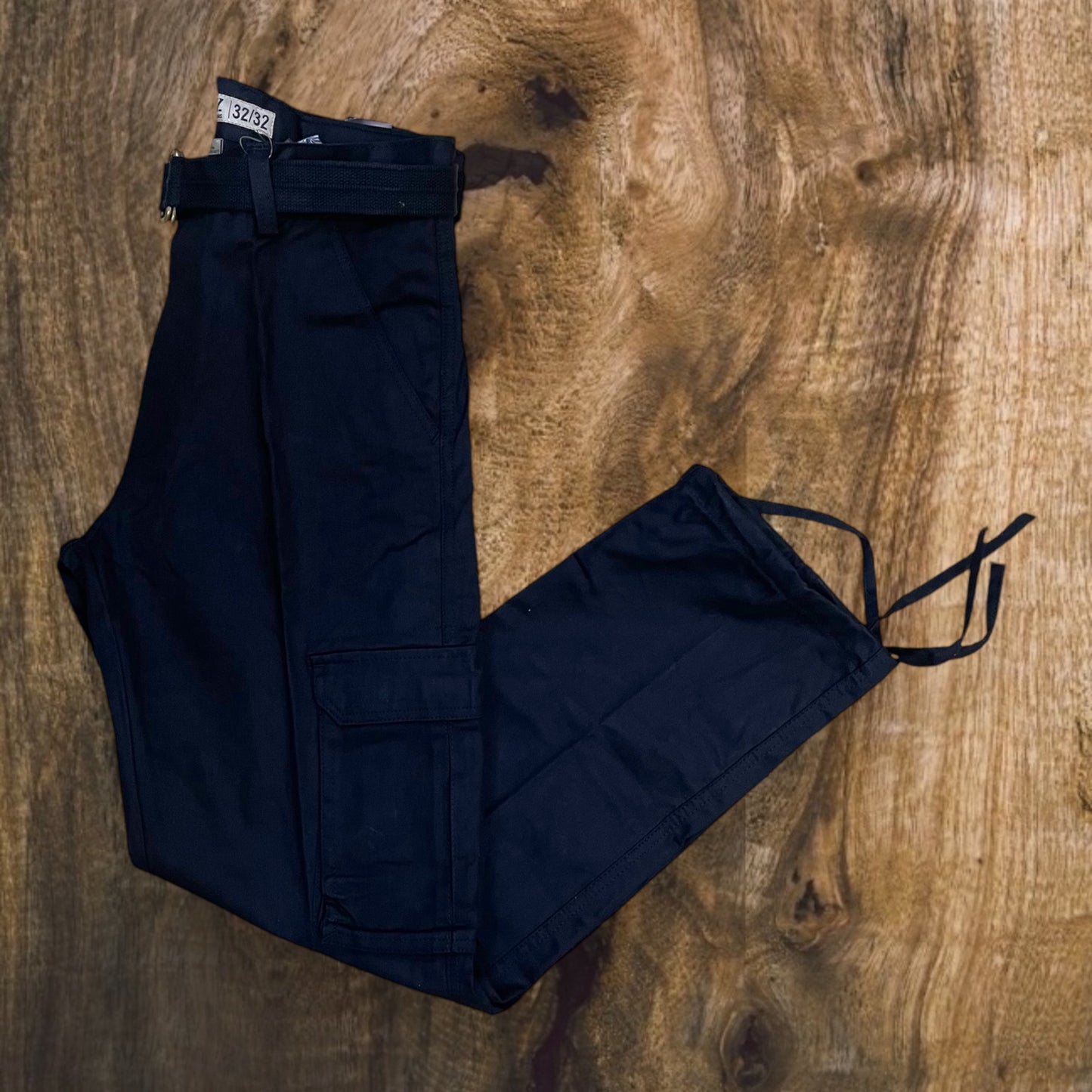 KP610 - Basic Twill Cargo Pocket Straight-Fit Pants