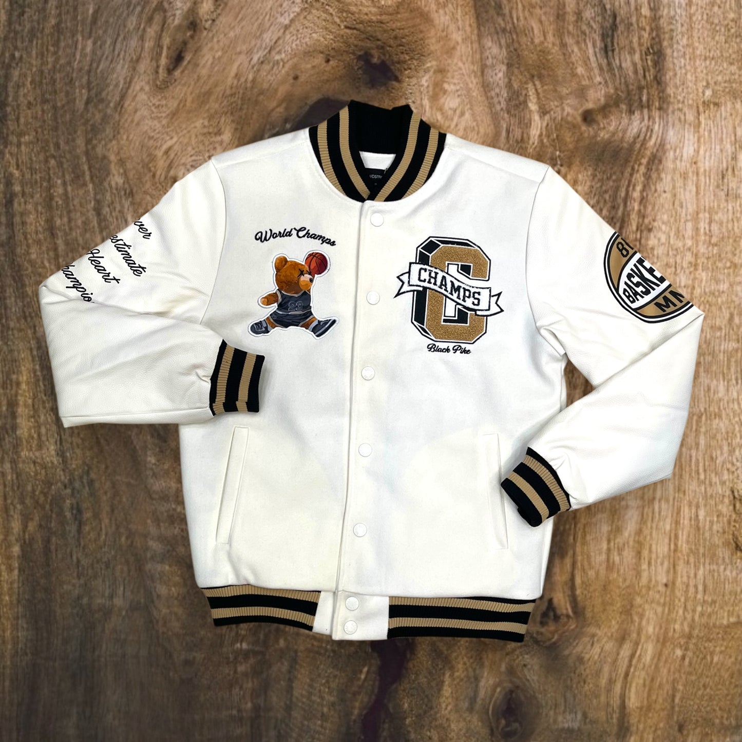 DF5406 - World Champion Varsity Jacket (Natural)