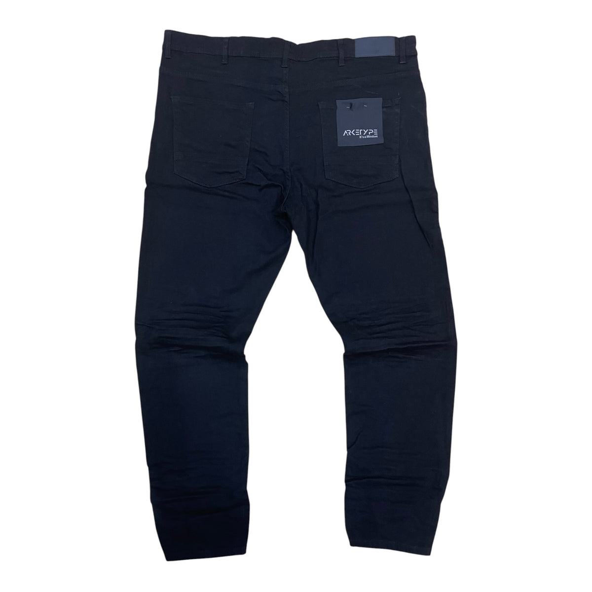 PC05X - Big Men's Core Washed Clean Look Slim-Fit Stretch Jeans