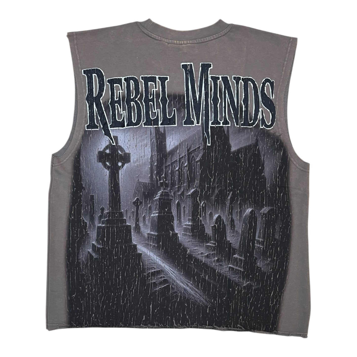 WH-610-11023 - Born From Dust Sleeveless Graphic T-Shirt